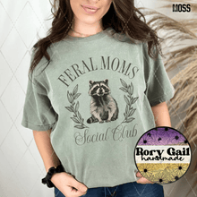 Load image into Gallery viewer, Rory Gail Handmade T-Shirt Feral Moms Social Club Adult Tee
