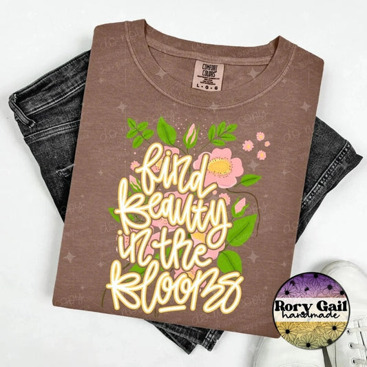 OCo T-Shirt Find Beauty In The Blooms Adult Tee