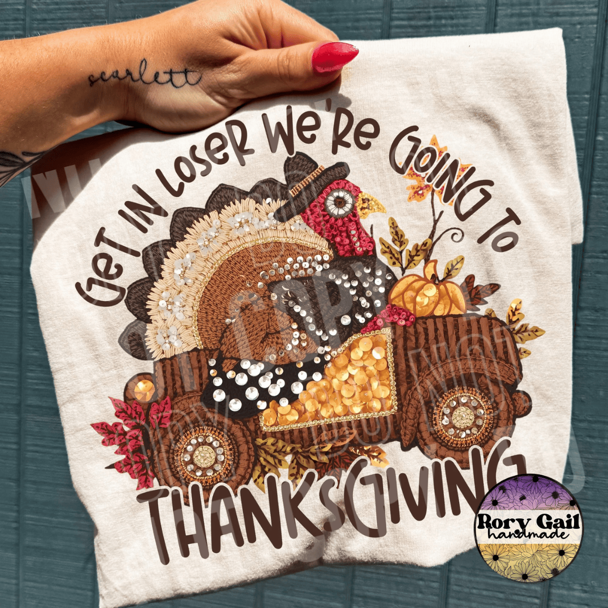 OCo T-Shirt Get In Loser We're Going To Thanksgiving Adult