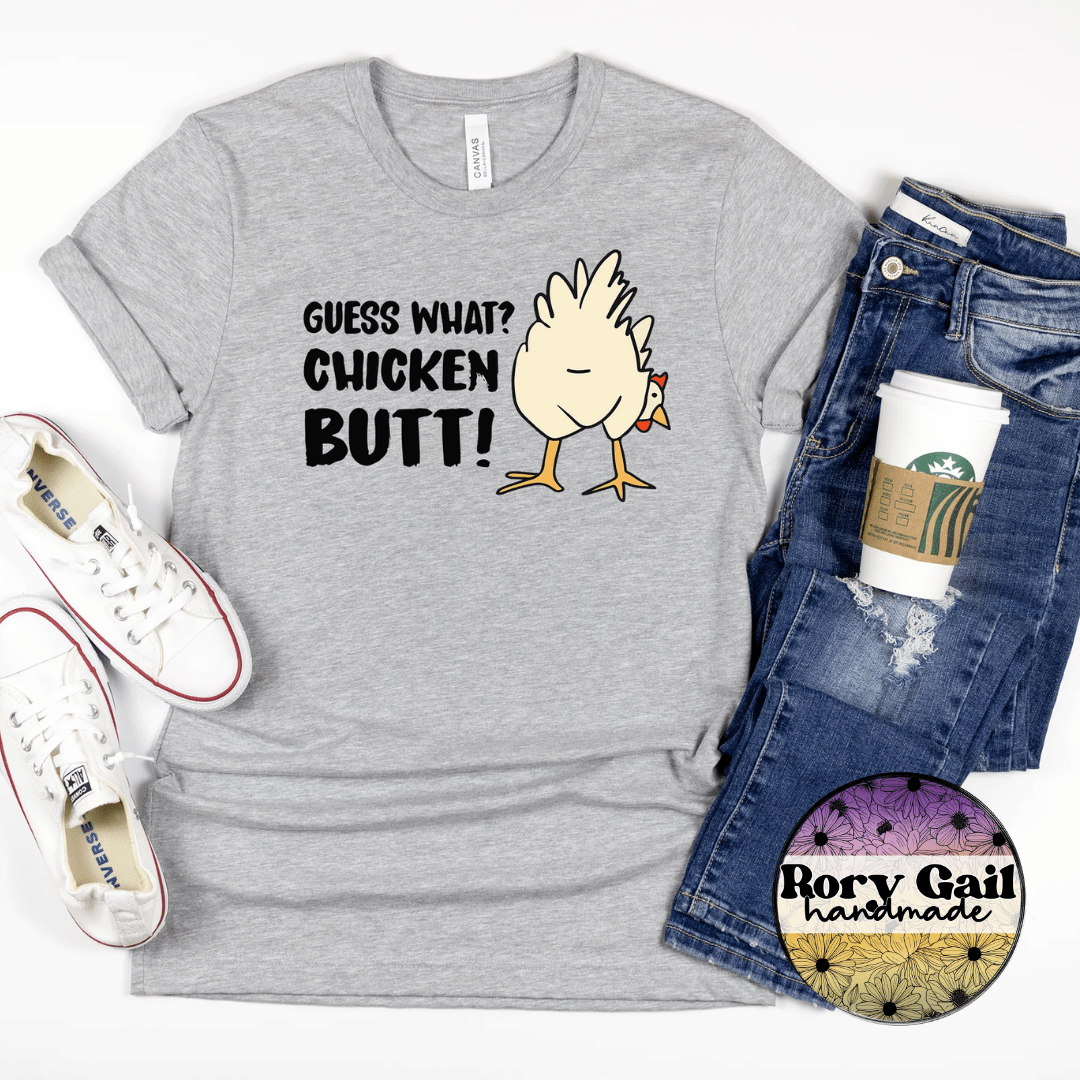 CSDS T-Shirt Guess What Chicken Butt Adult