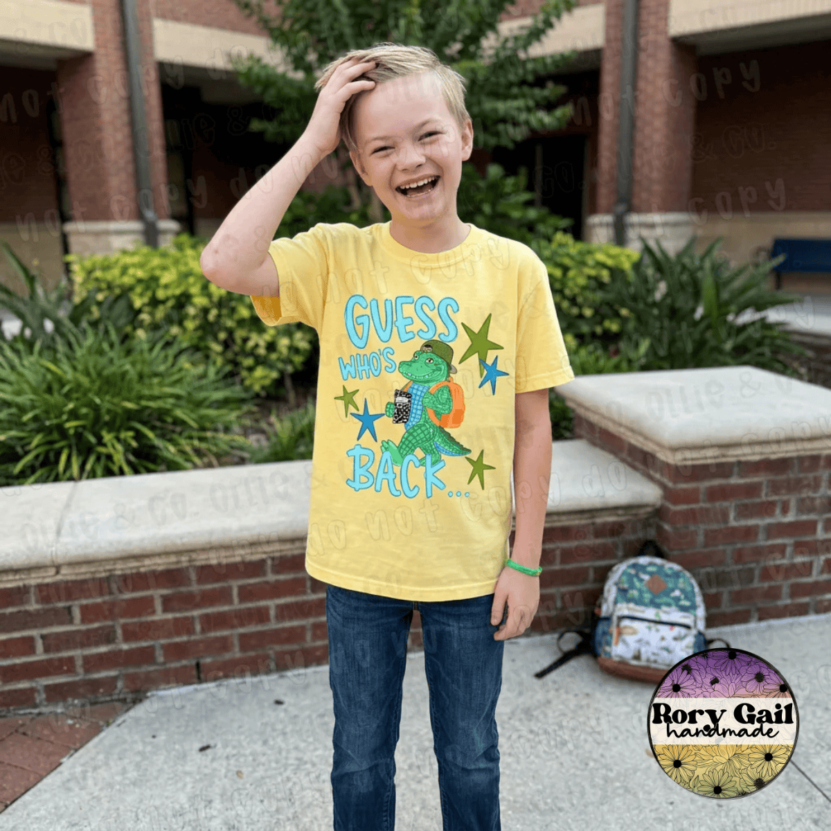 OCo T-Shirt Guess Who's Back Blue Kids Tee