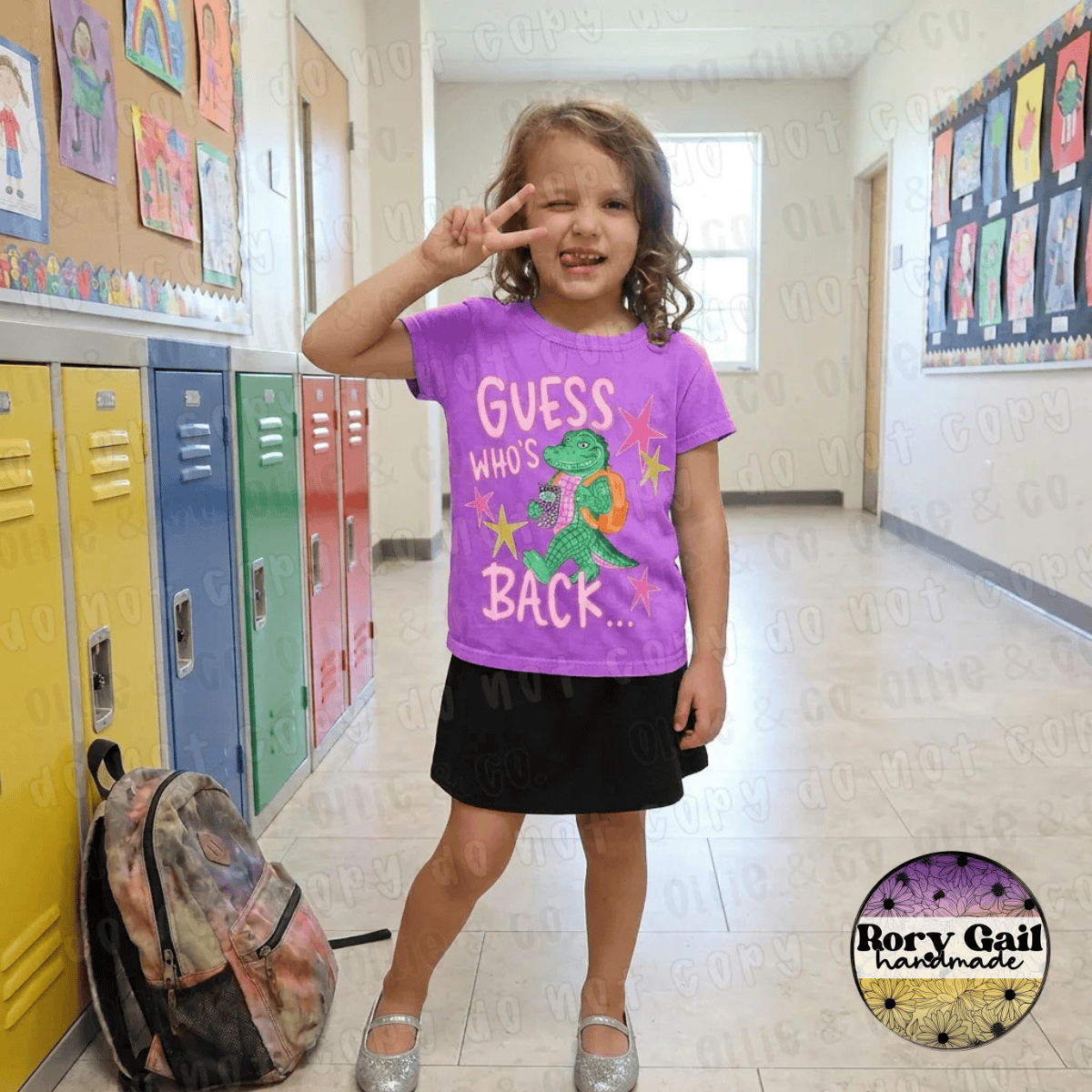 OCo T-Shirt Guess Who's Back Pink Kids Tee