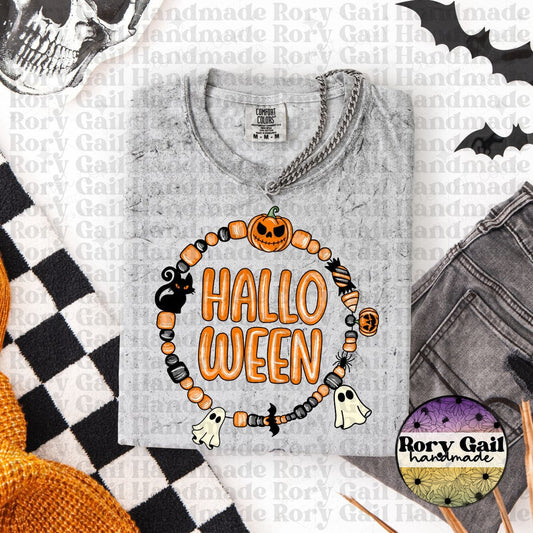 OCo T-Shirt Halloween Beaded Circle Graphic Tee – Kids