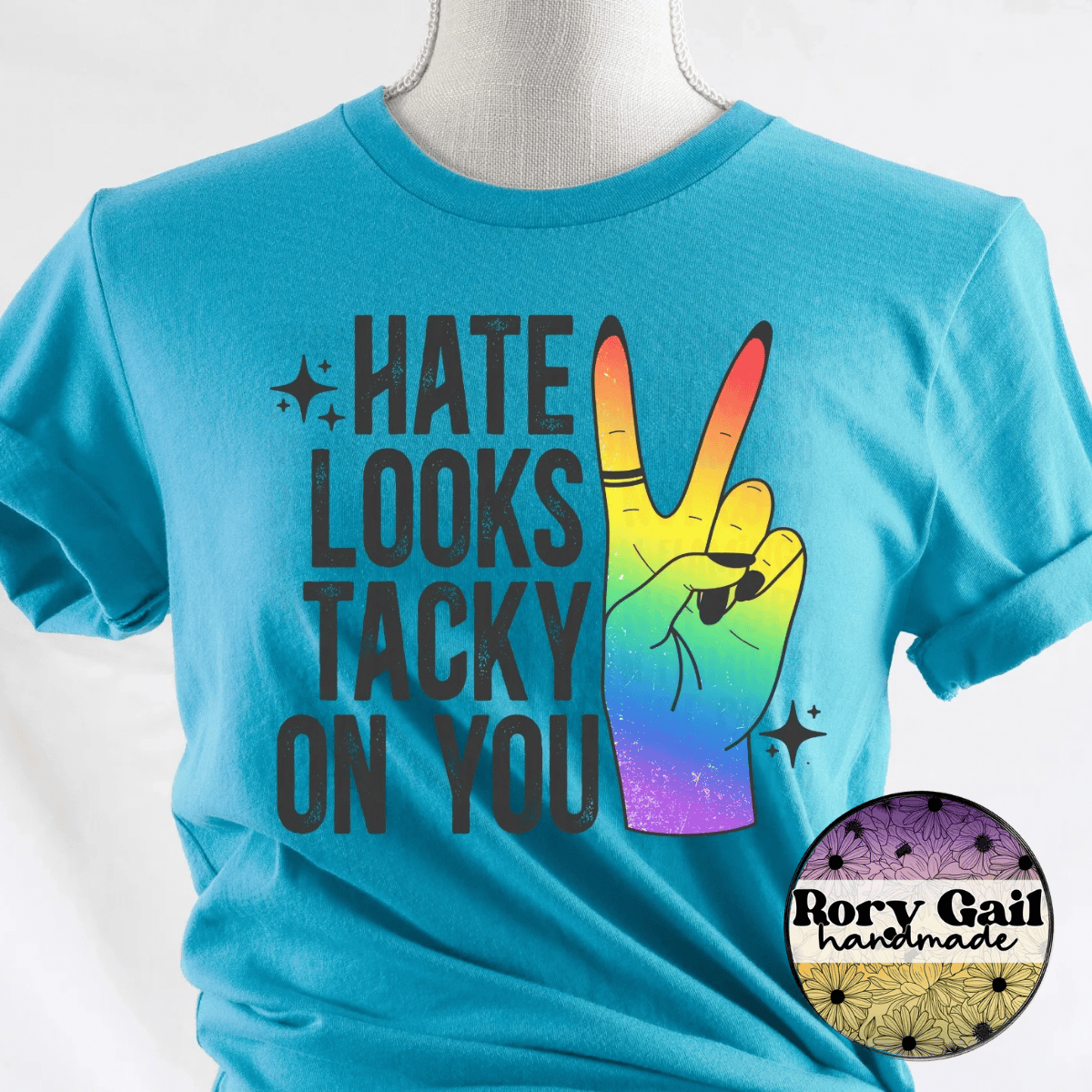Neon Flamingo T-Shirt Hate Looks Tacky on You Tee