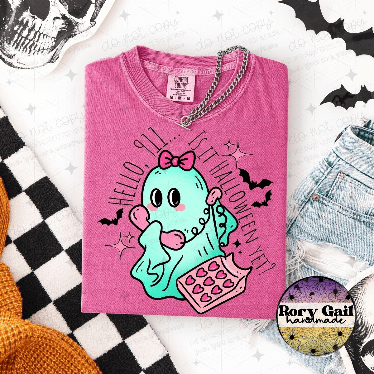 OCo T-Shirt Hello 911 Is It Halloween Yet Adult
