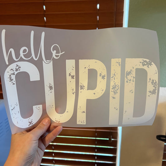 Rory Gail Handmade T-Shirt Hello Cupid Adult Tee