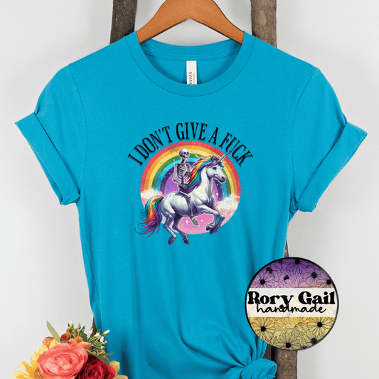 Rory Gail Handmade T-Shirt I Don't Give A Fuck Adult Tee