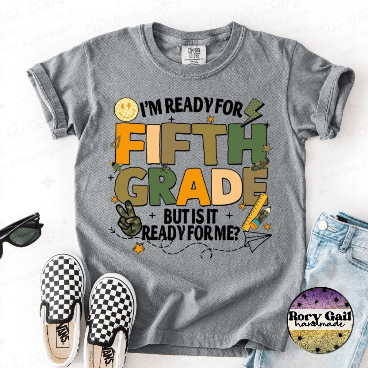 OCo T-Shirt I'm Ready For Grade Kids Tee