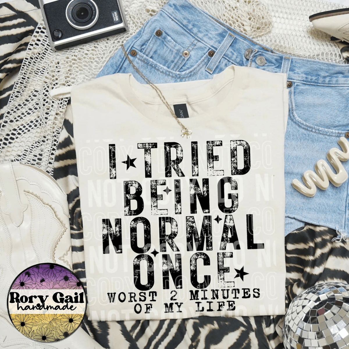 Chase T-Shirt I Tried Being Normal Once Tee