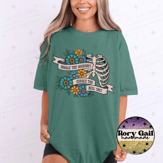 CSDS T-Shirt Inhale the Good Shit Exhale the Bullshit Adult