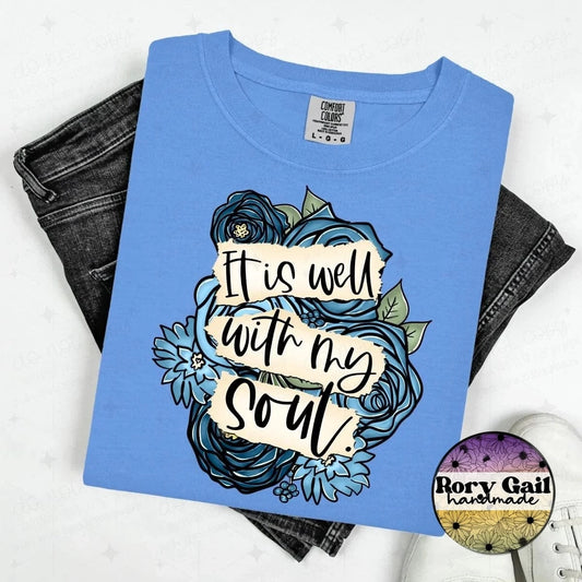 OCo T-Shirt It Is Well With My Soul Adult Tee