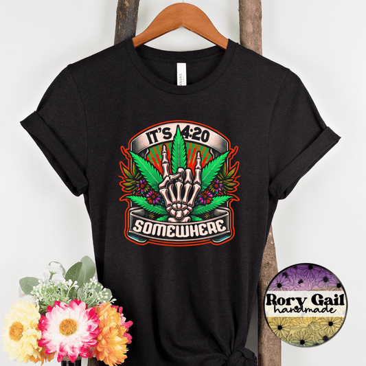 CSDS T-Shirt It's 420 Somewhere Adult