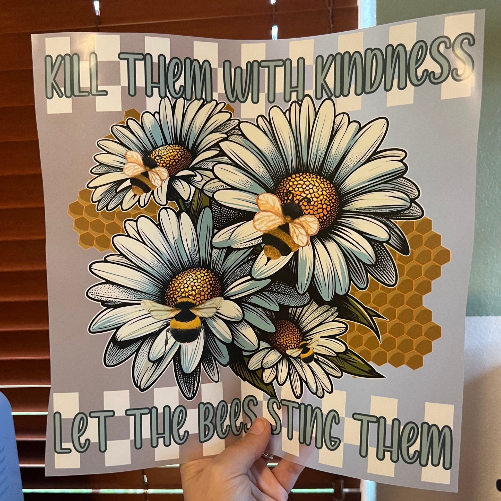 Rory Gail Handmade T-Shirt Kill Them With Kindness Adult Tee