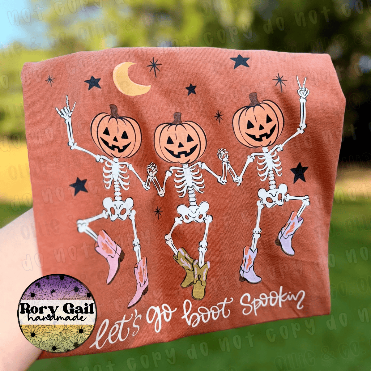 OCo T-Shirt Let's Go Boot Spookin Adult