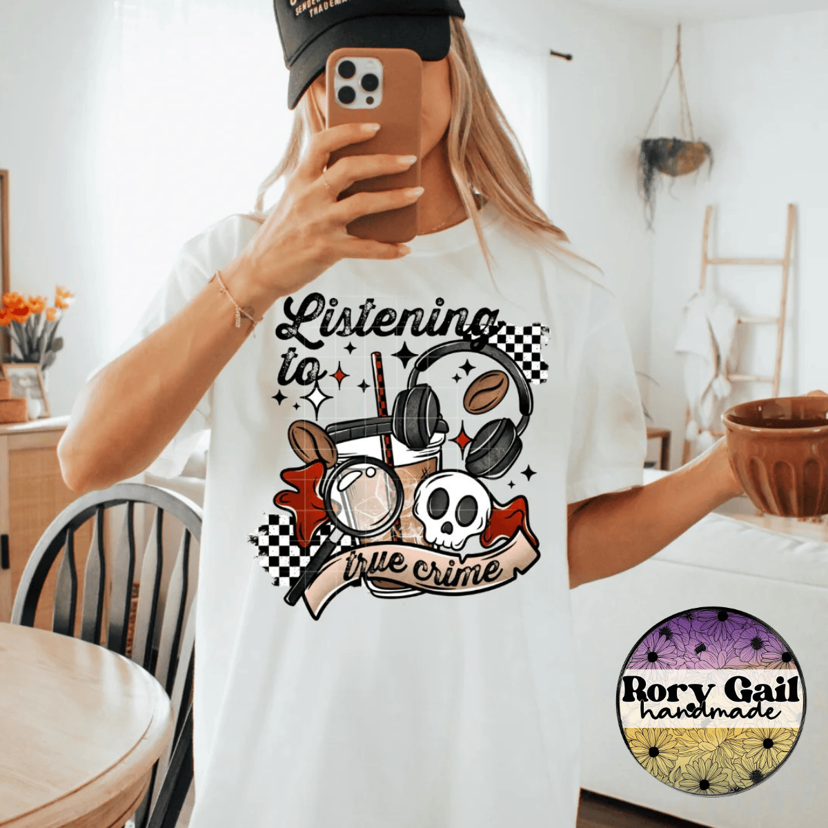 Chase T-Shirt Listening To True Crime Tee