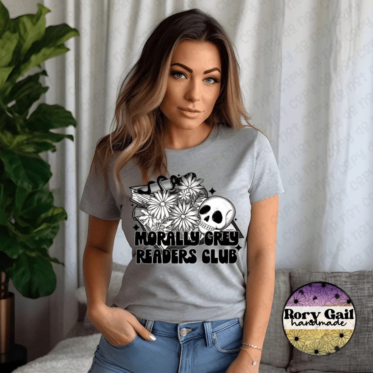 OCo T-Shirt Morally Grey Readers Club Tee