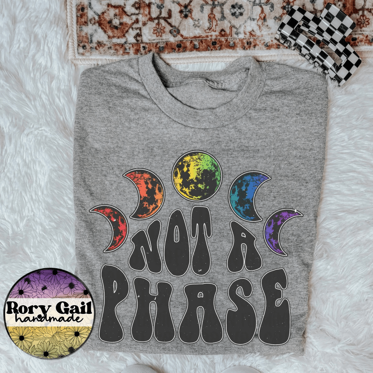 Neon Flamingo T-Shirt Not a Phase Tee