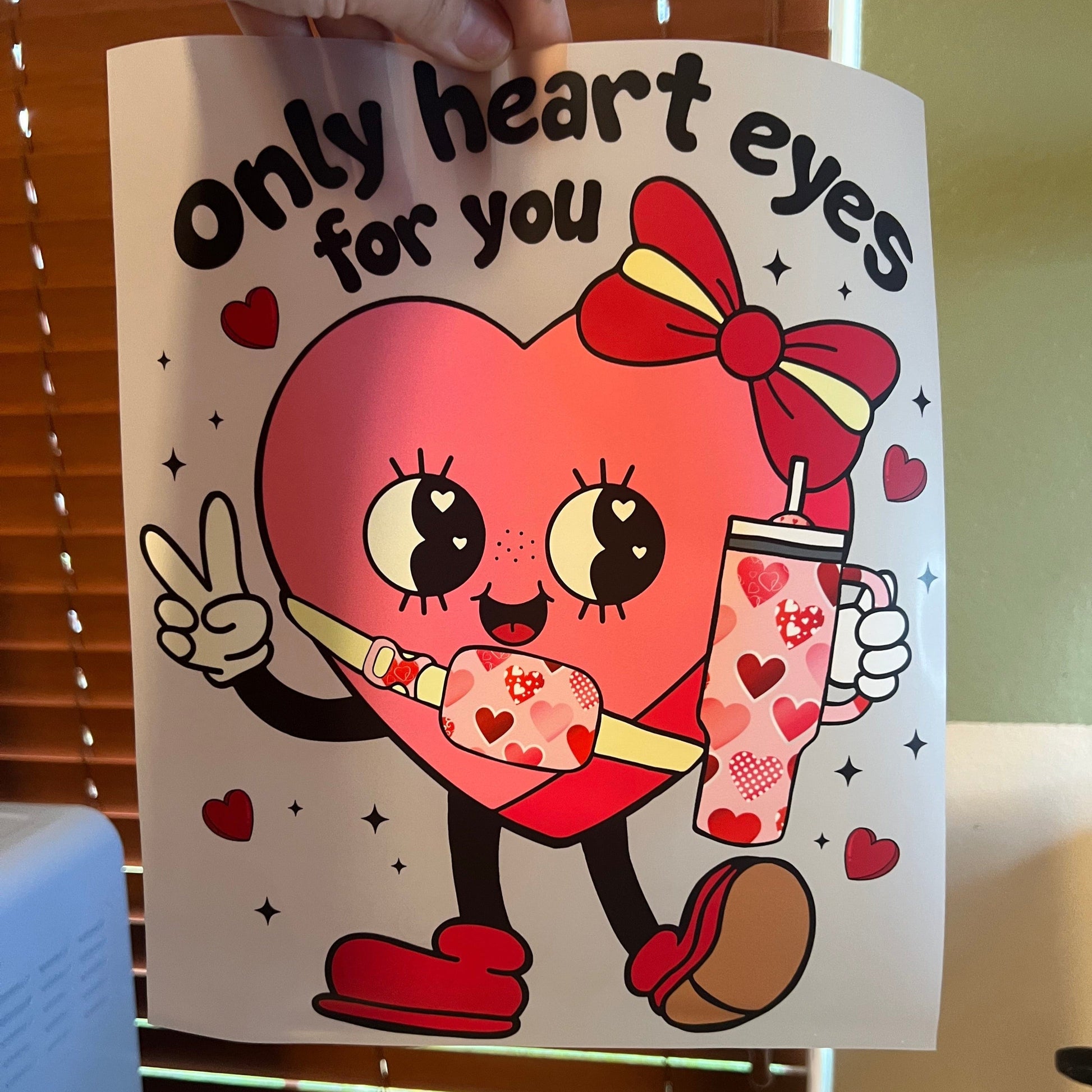 Rory Gail Handmade T-Shirt Only Heart Eyes For You Adult Tee