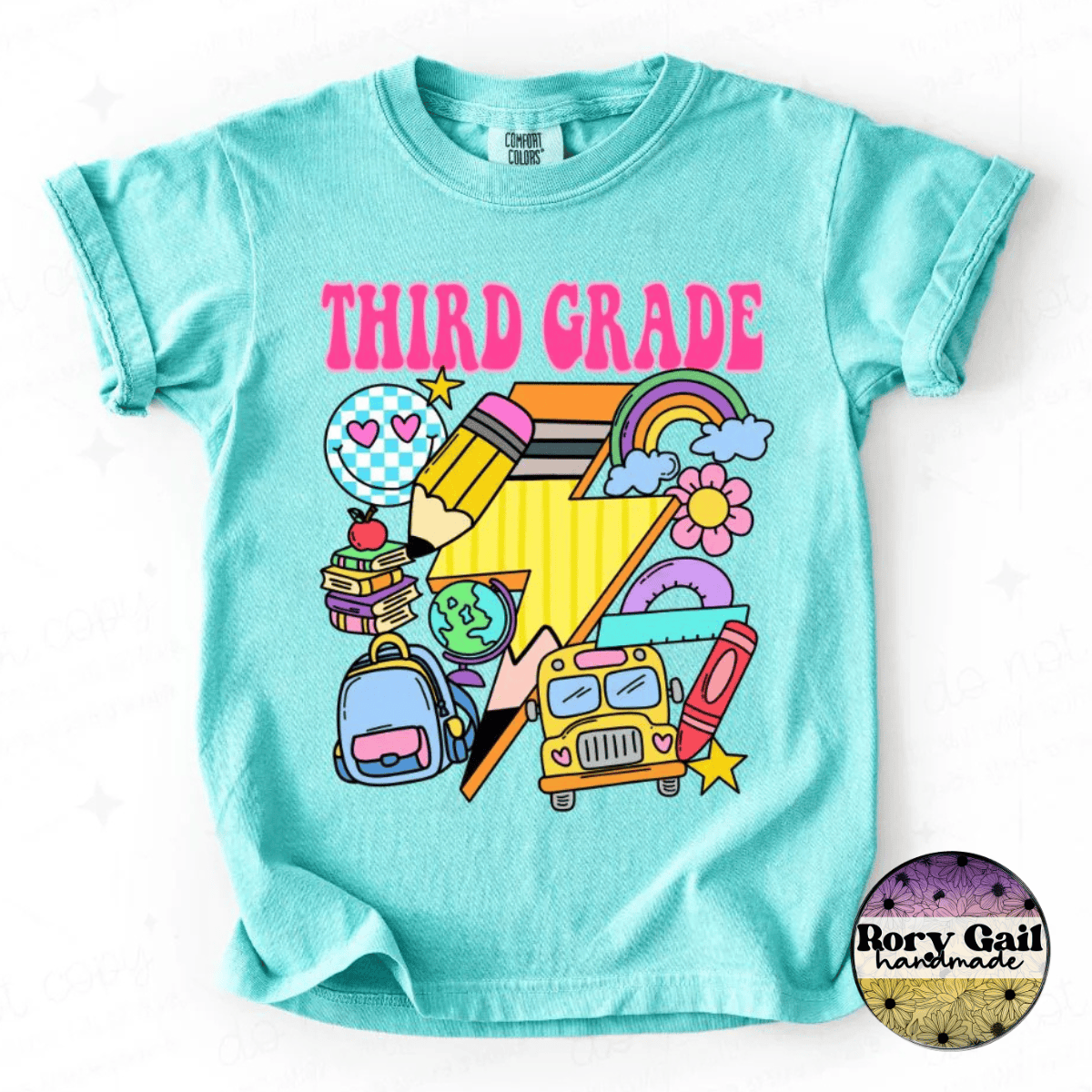 OCo T-Shirt Pencil Bolt Grade Kids Tee