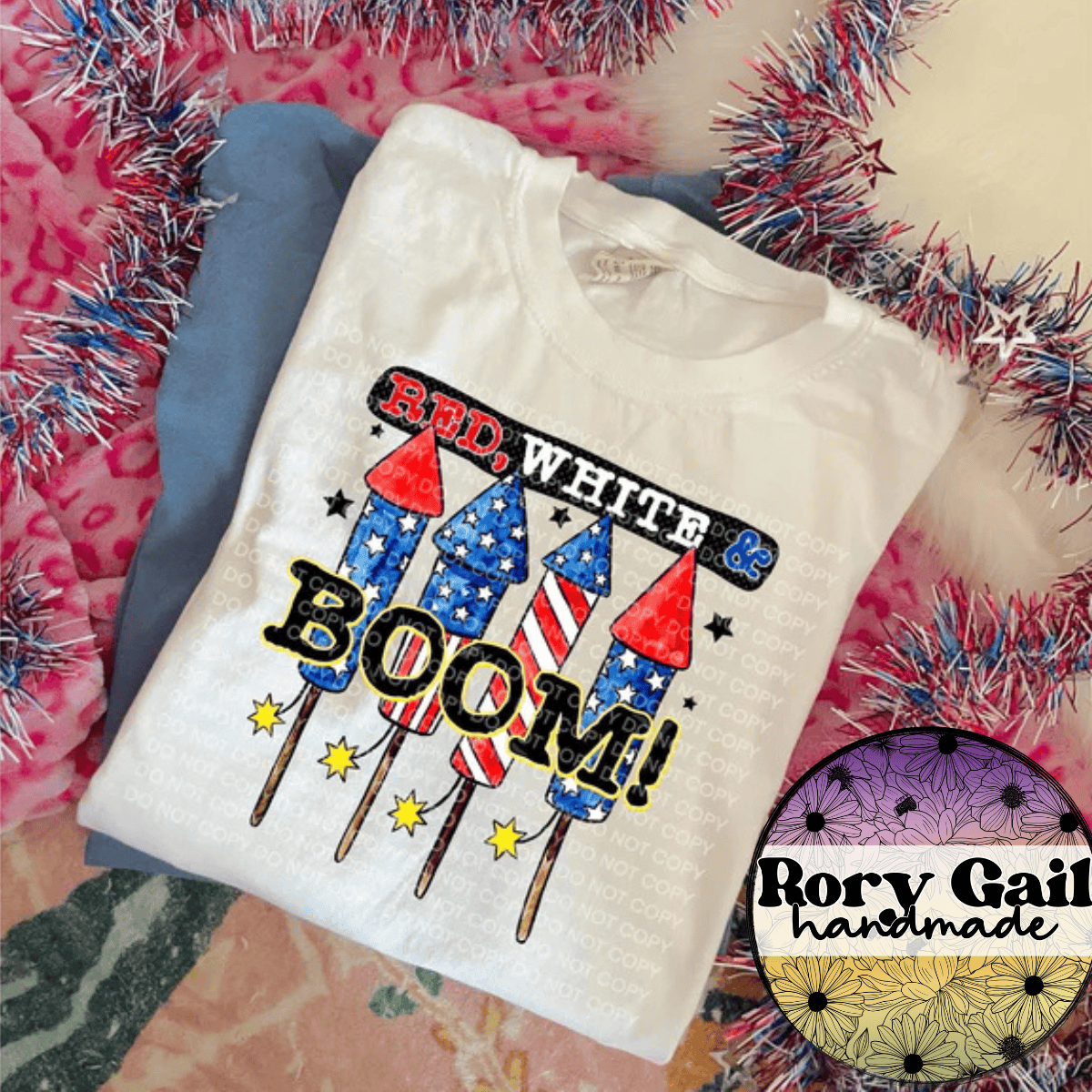 CSDS T-Shirt Red White and Boom Tee