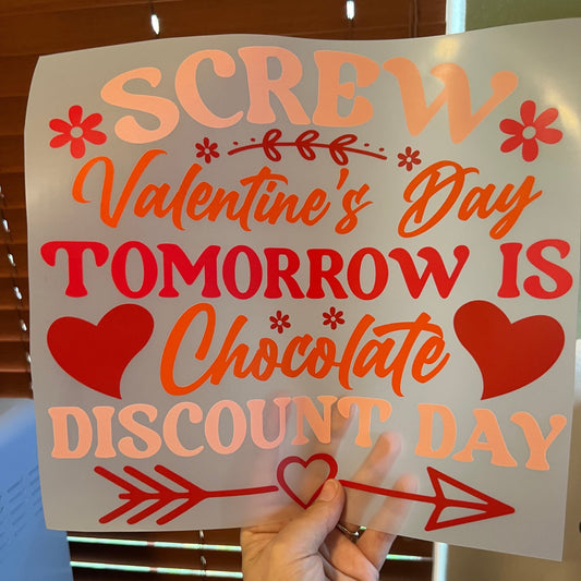 Rory Gail Handmade T-Shirt Screw Valentine's Day Adult Tee