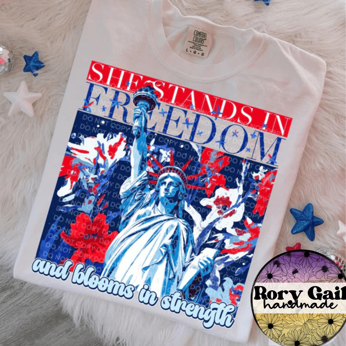 CSDS T-Shirt She Stands in Freedom and Blooms in Strength Tee