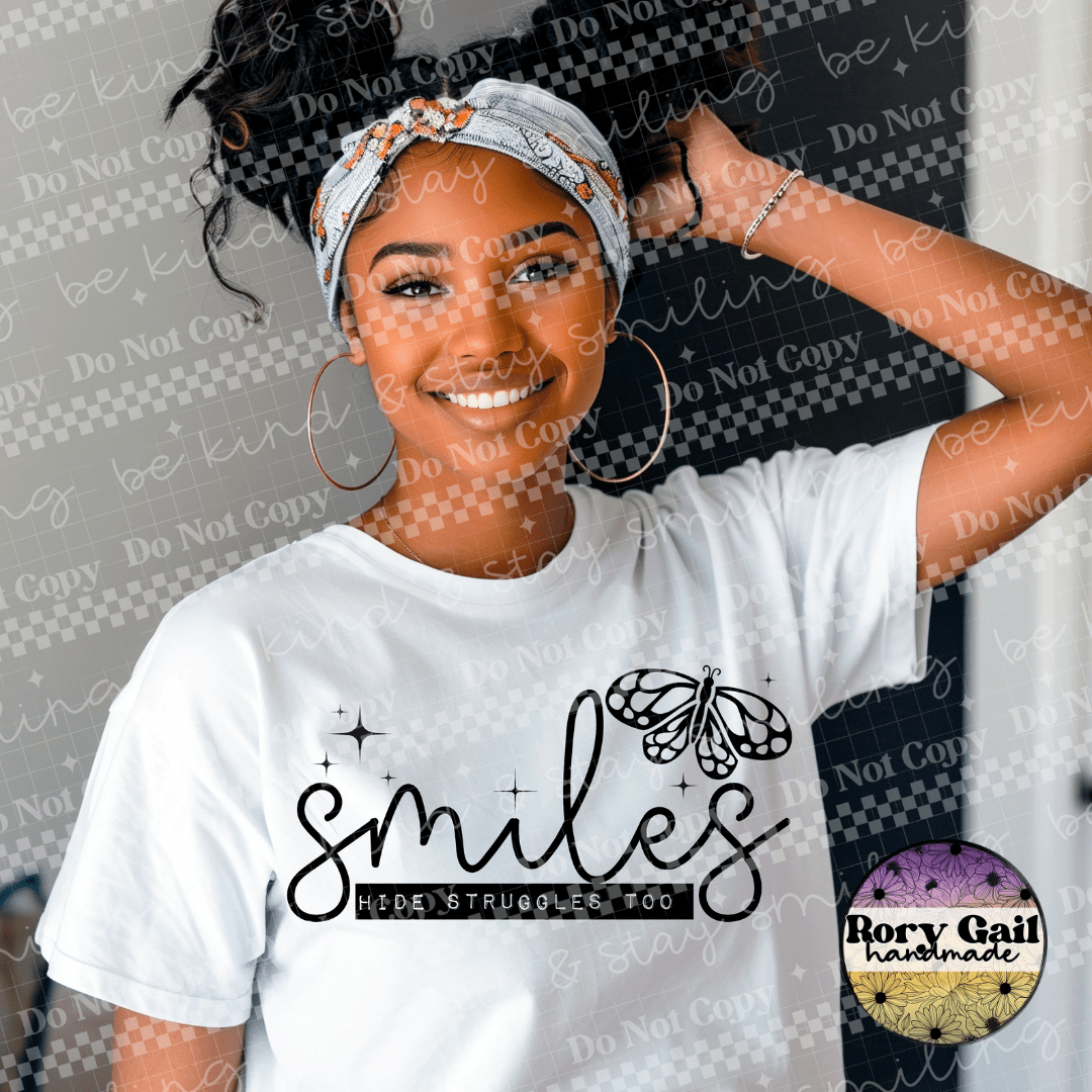2Peas T-Shirt Smiles Hide Struggles Too Tee