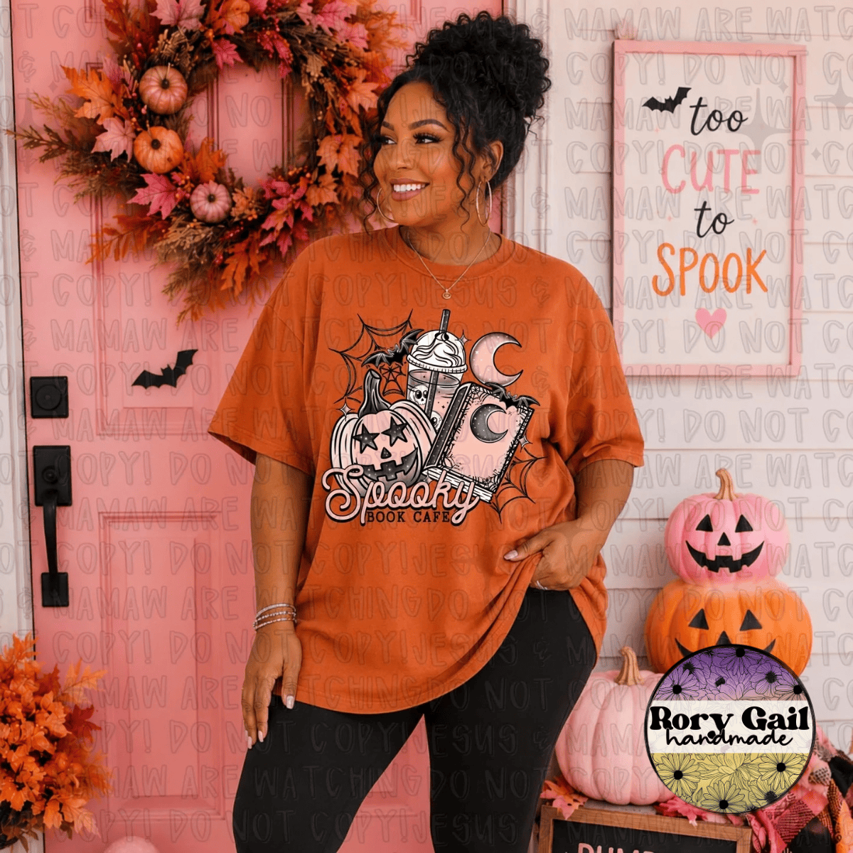OCo T-Shirt Spooky Book Cafe Tee
