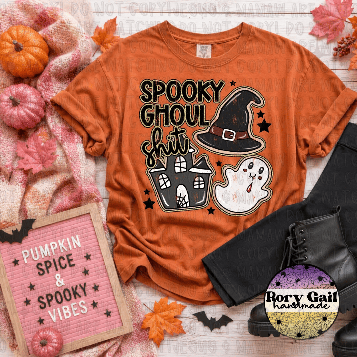 OCo T-Shirt Spooky Ghoul Shit Adult