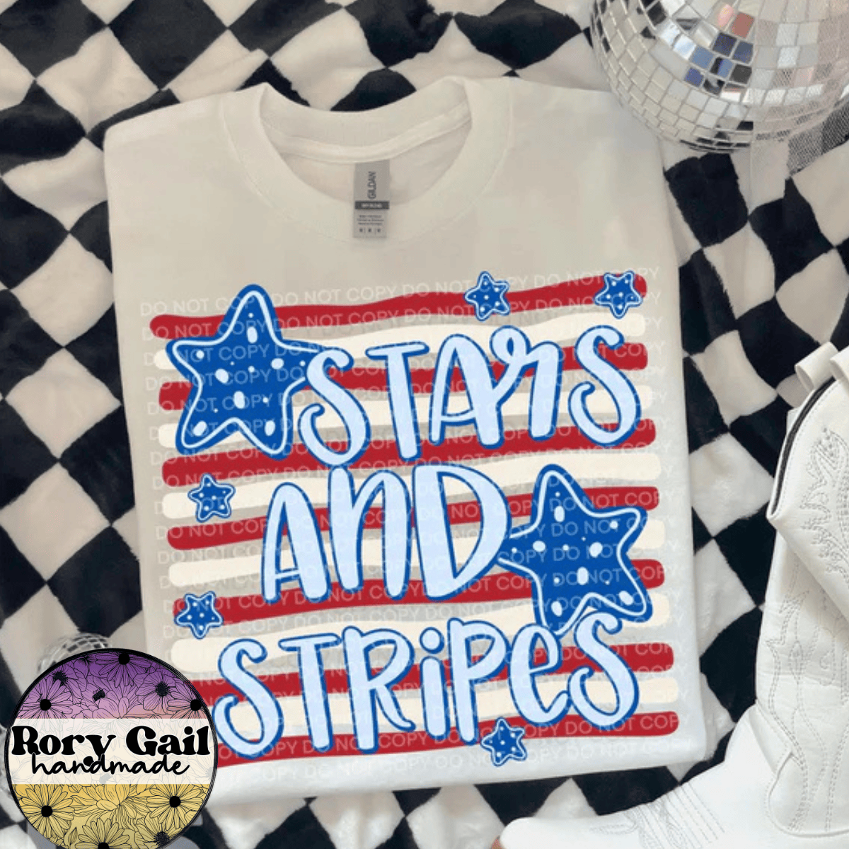 CSDS T-Shirt Stars and Stripes Tee