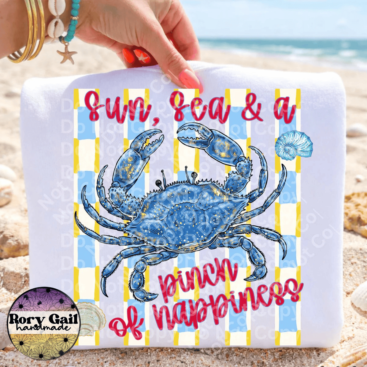 Chase T-Shirt Sun Sea & A Pinch Of Happiness Tee