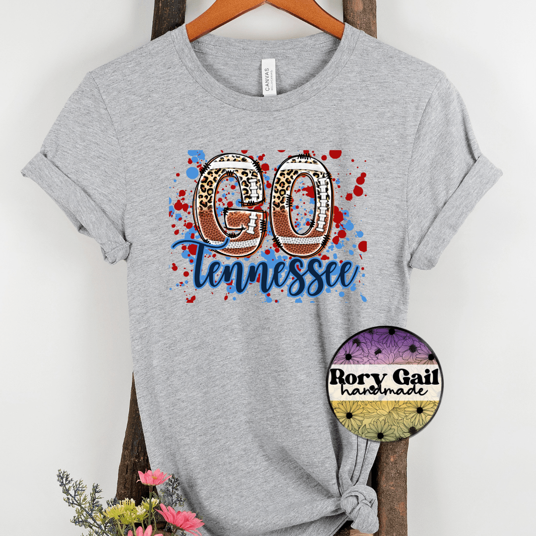 Rory Gail Handmade T-Shirt Tennessee Football Cities Adult Tee