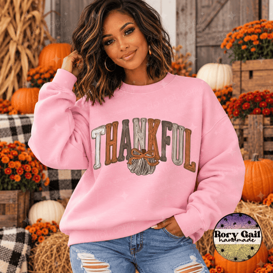 OCo T-Shirt Thankful Doodle Adult