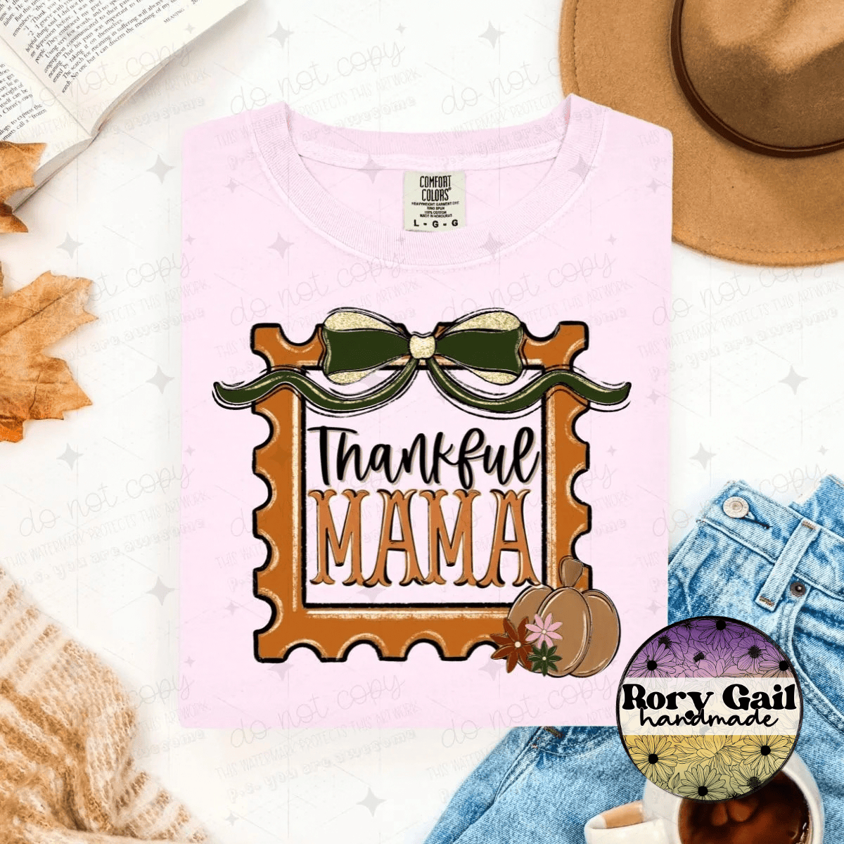 OCo T-Shirt Thankful Mama Adult