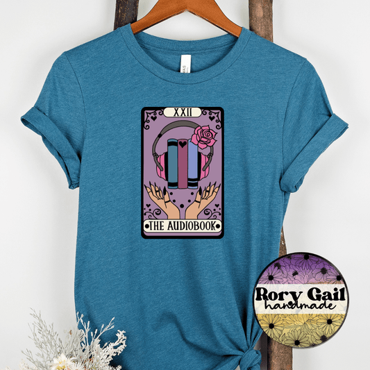 Rory Gail Handmade T-Shirt The Audiobook Tarot Adult Tee