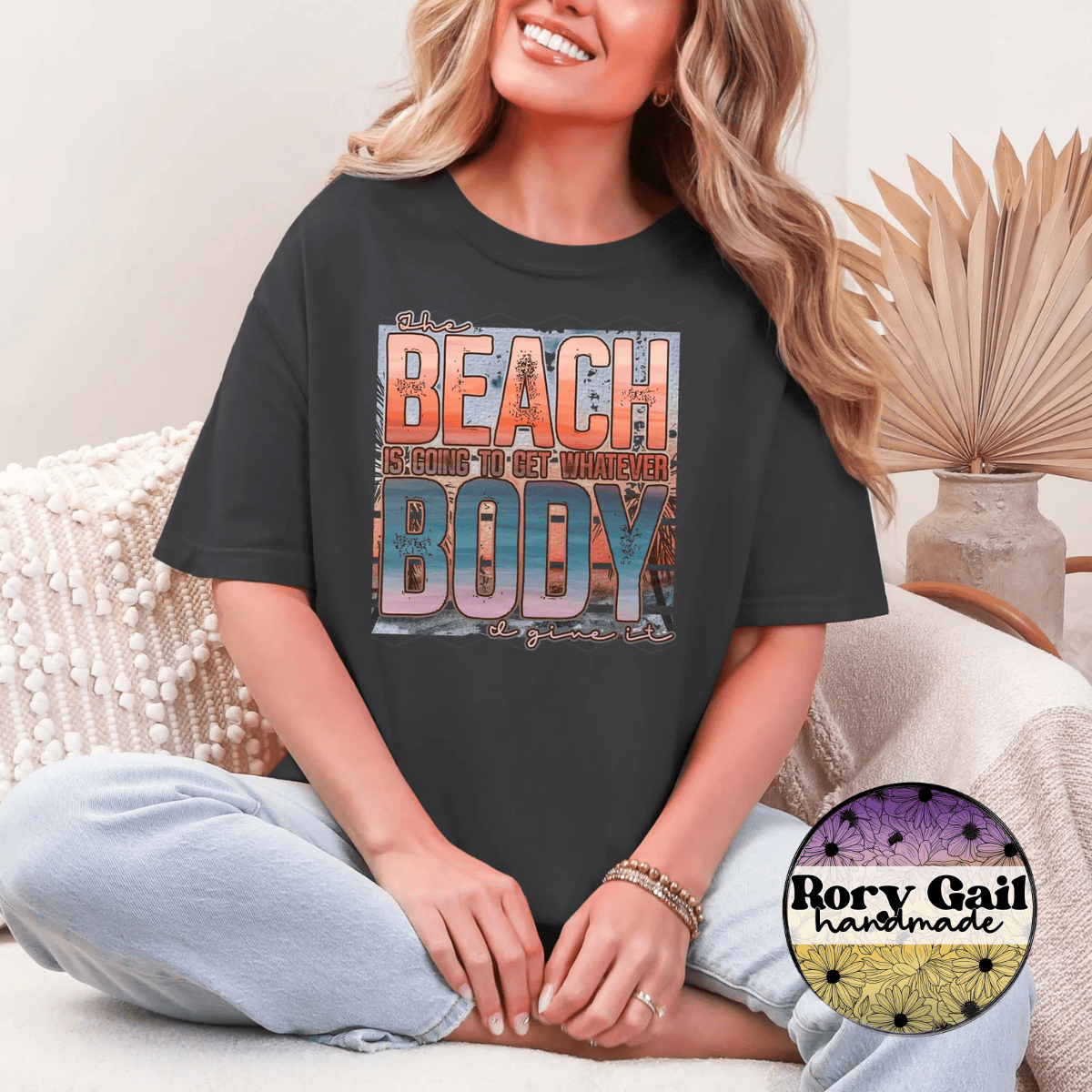 Neon Flamingo T-Shirt The Beach Is Going To Get Tee