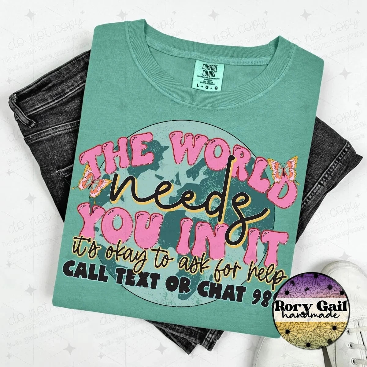 OCo T-Shirt The World Needs You In It Adult Tee