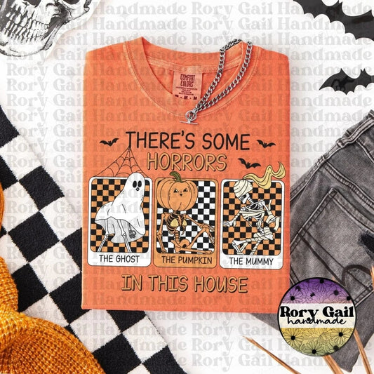 OCo T-Shirt There’s Some Horrors in This House Halloween Tee – Adult