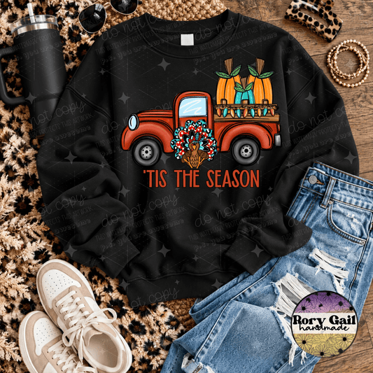OCo T-Shirt Tis The Season Red Truck Adult