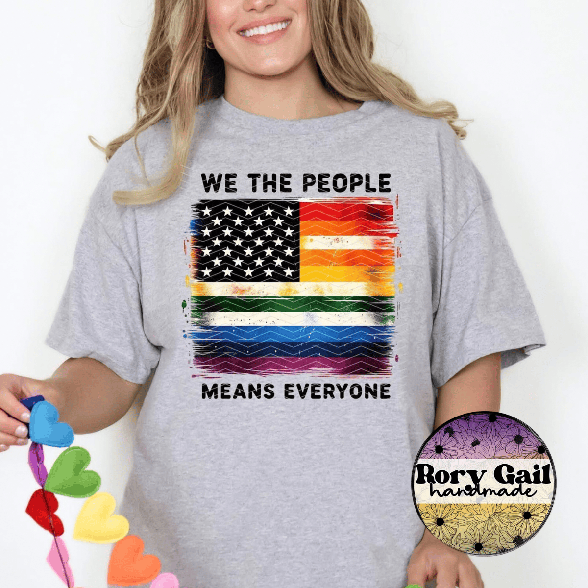 Neon Flamingo T-Shirt We the People Means Everyone Tee