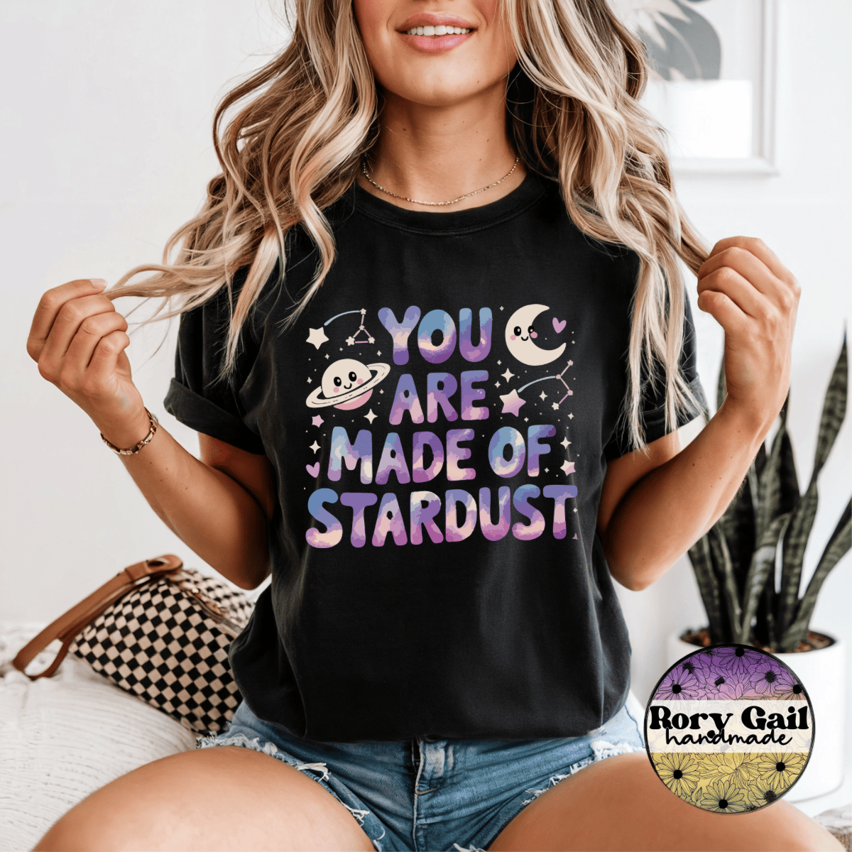 Rory Gail Handmade T-Shirt You Are Made Of Stardust