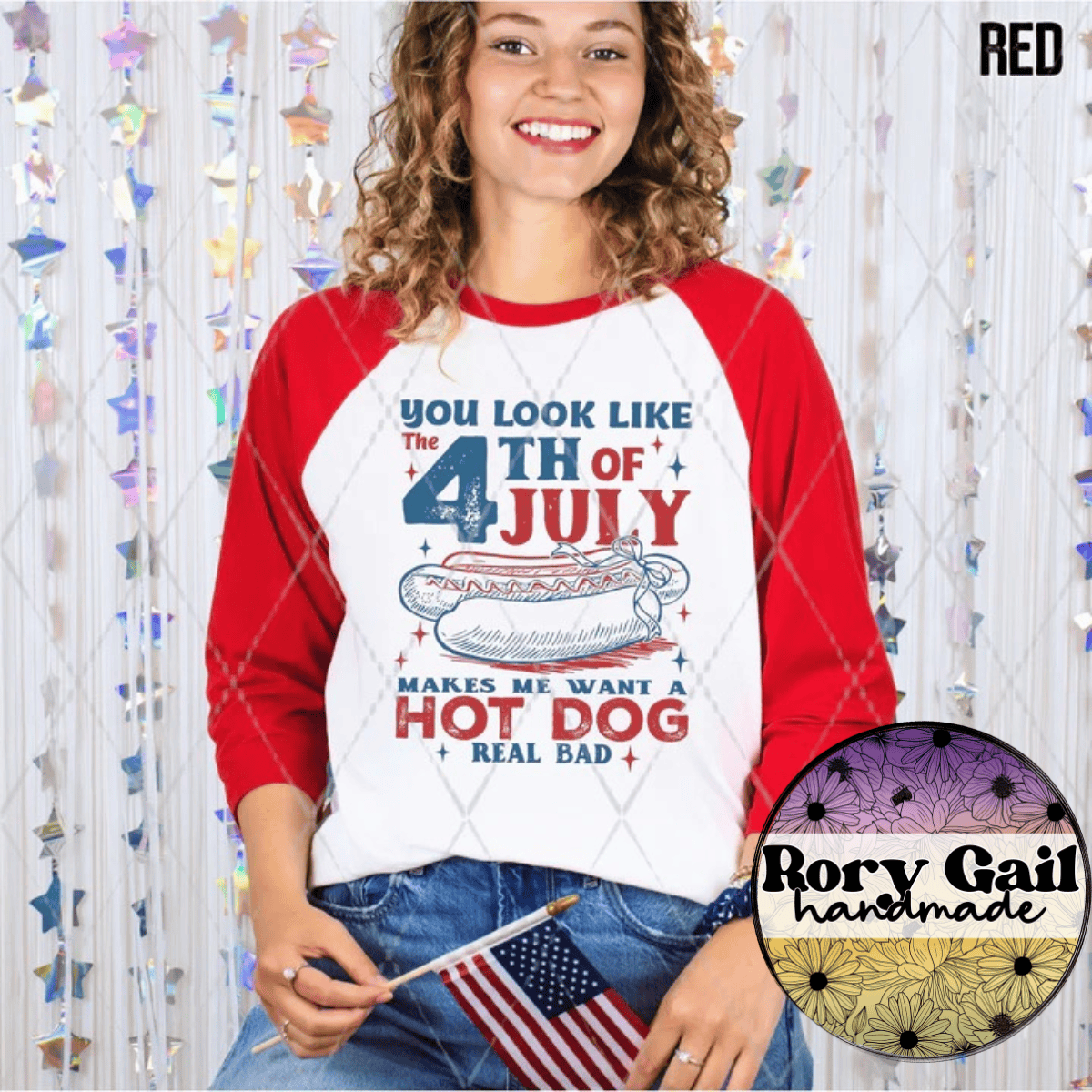 CSDS T-Shirt You Look Like the 4th of July Makes Me Want a Hot Dog Real Bad Tee