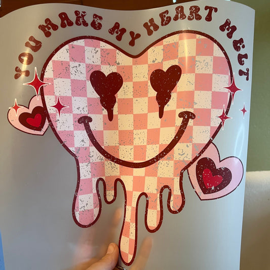 Rory Gail Handmade T-Shirt You Make My Heart Melt Adult Tee