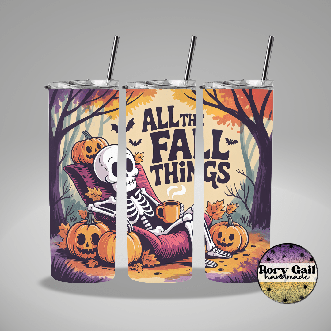 Rory Gail Handmade Tumblers All the Fall Things 20oz Tumbler