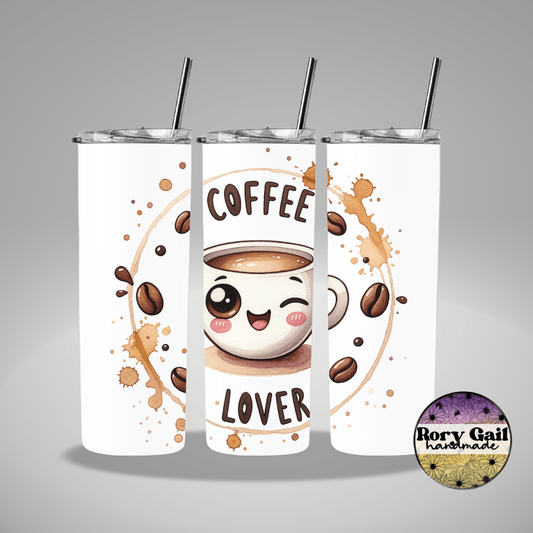 Rory Gail Handmade Tumblers Coffee Lover 20oz Tumbler