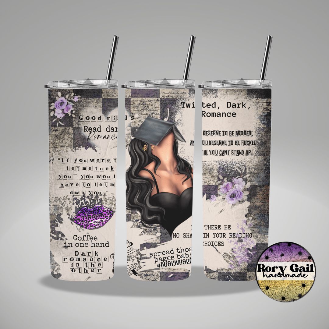 Rory Gail Handmade Tumblers Dark Romance Lovers 20oz Tumbler