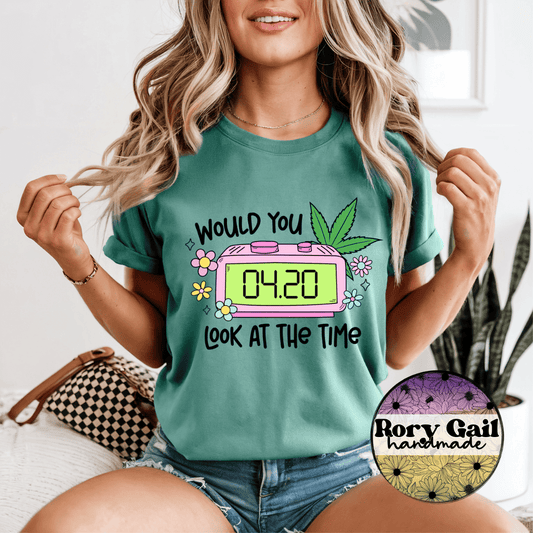 Rory Gail Handmade Would You Look At The Time Tee
