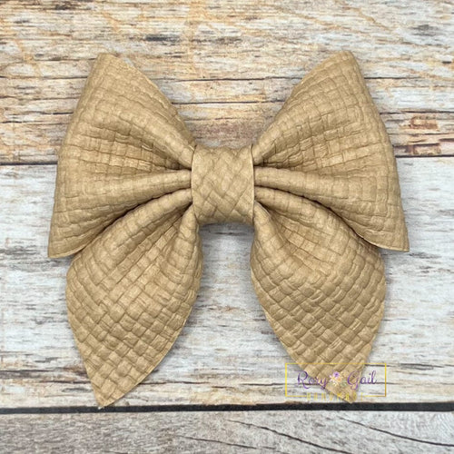 Rory Gail Handmade Bows Cobblestone 3 inch Sailor Bow