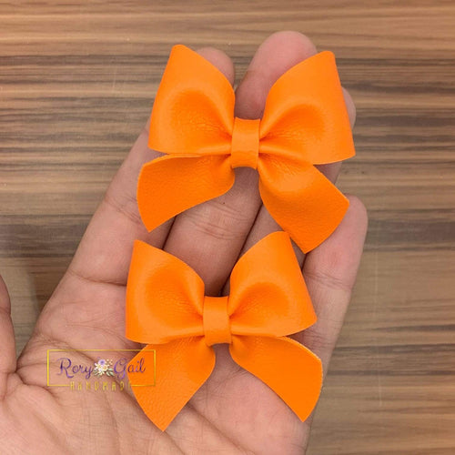 Rory Gail Handmade Bows Orange 2 inch Sailor Piggies