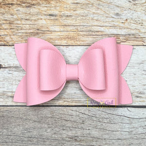 Rory Gail Handmade Bows Pink 4” Double Diva Bow